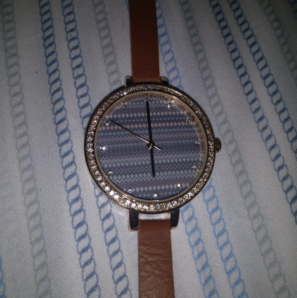 Francesca's Brown & Blue Watch